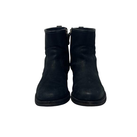 Tory Burch Simone Black Leather Ankle Boots - Bootie - Size 7 - Picture 5 of 10